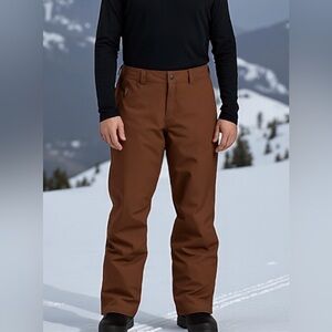 Moosejaw‎ men’s Insulated Ski Snow Pants Walnut brown size 2X winter pants